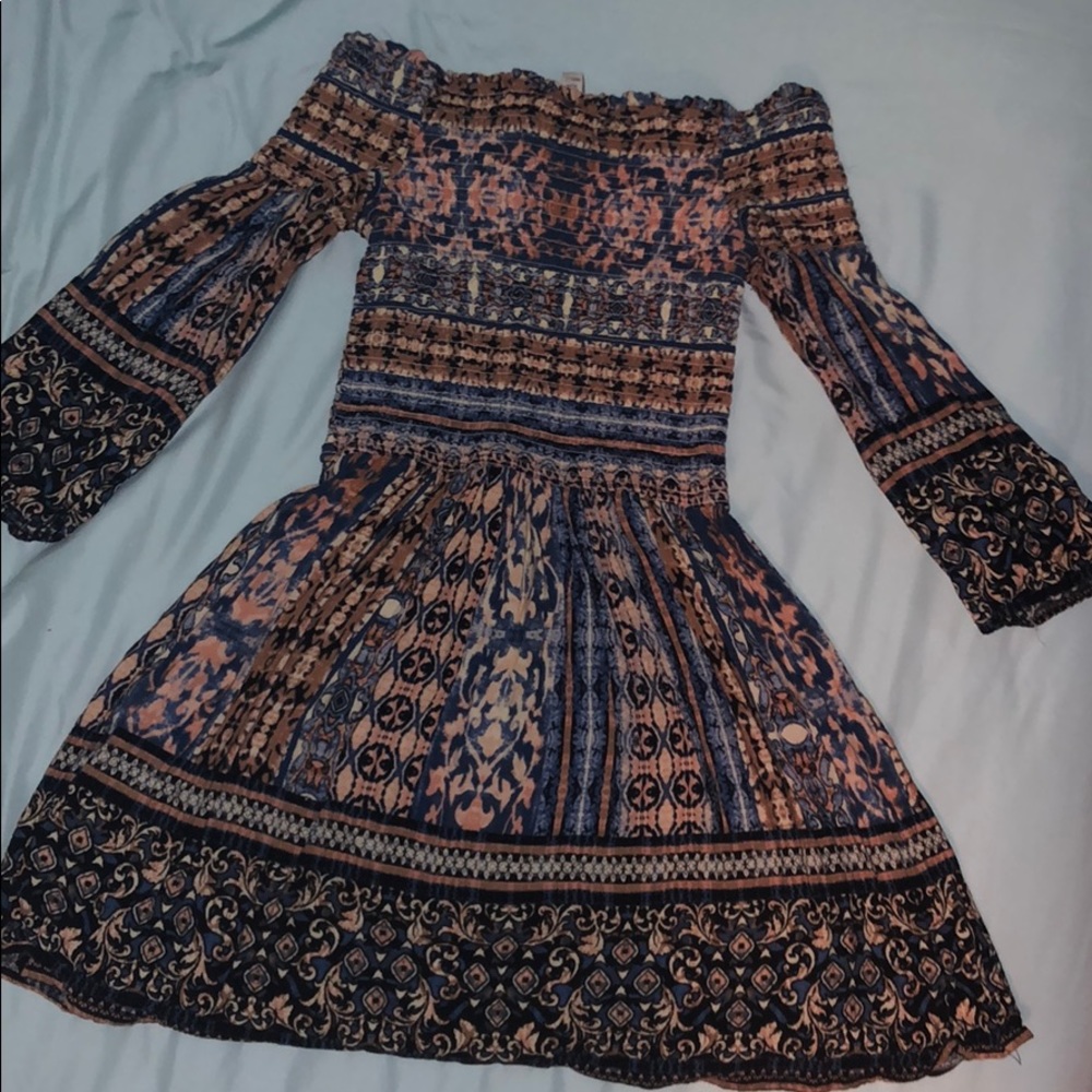 American Rag Off-The-Shoulder Fit & Flare Dress